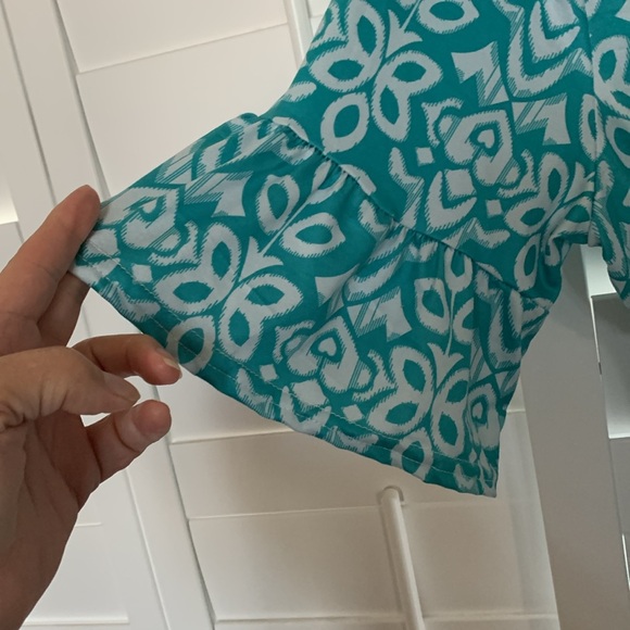 Teamoda casual print v neck long dress size xl - Picture 3 of 8